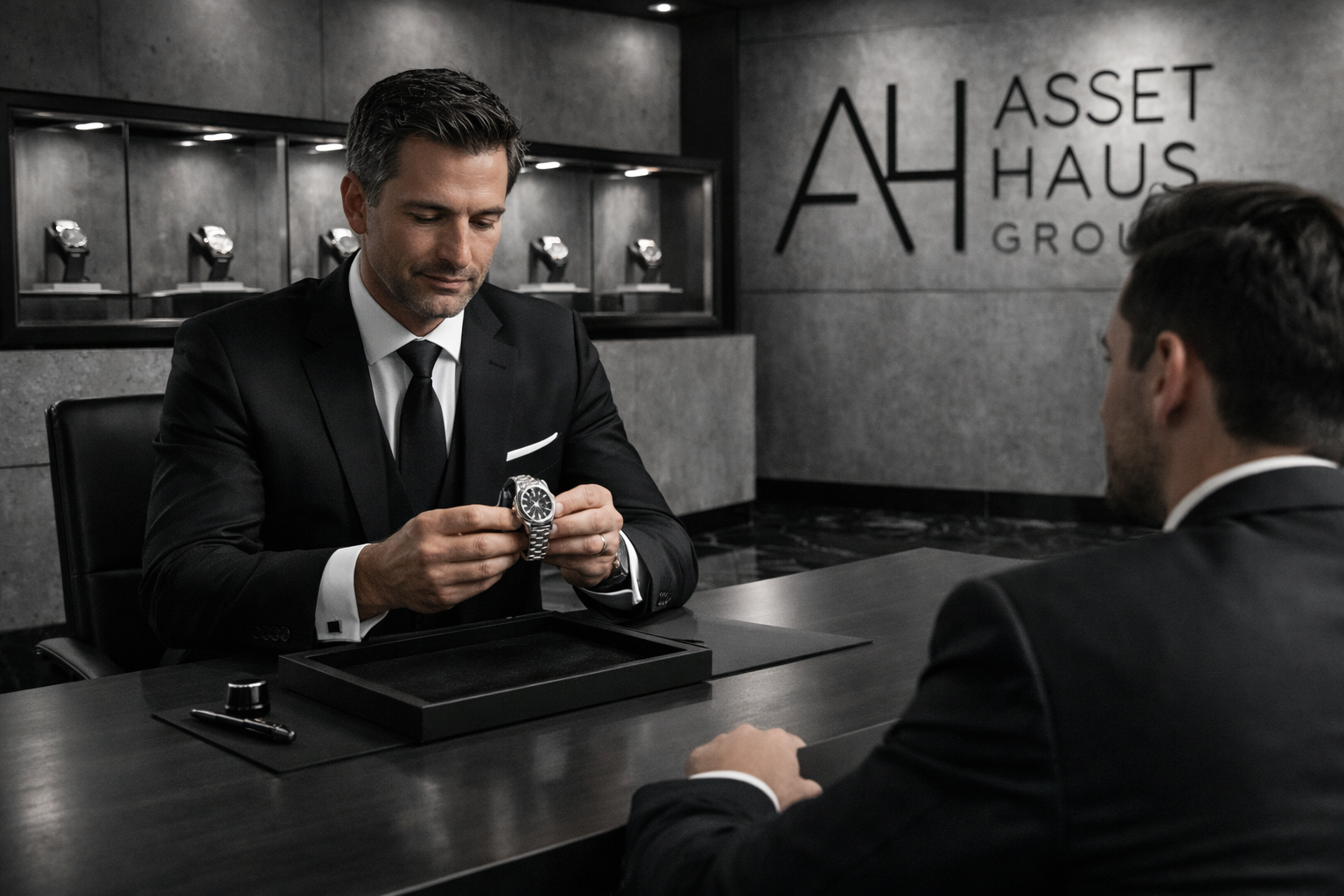 Luxury watch appraisal at ASSETHAUS